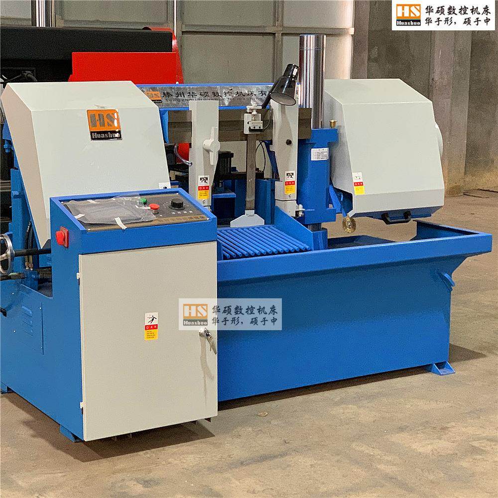 厂家直销4243数控带锯床自动送料带锯床可编程plc自动锯床切割送