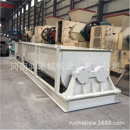 大型污泥双轴搅拌机 粉尘加湿搅拌机 卧式煤泥煤粉强力搅拌机