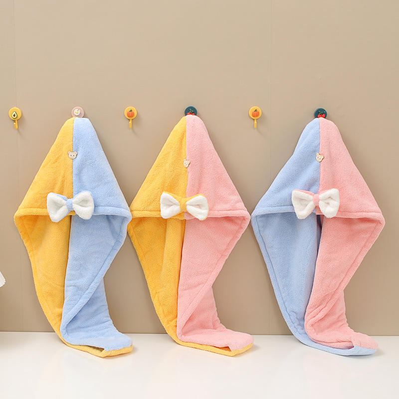 干发帽女超强吸水速干帽毛巾加厚洗头发帽子包头巾擦头发浴帽