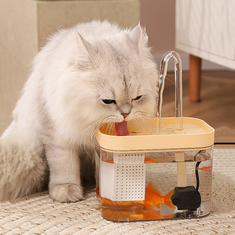 宠物猫咪自动饮水机循环流动饮水器狗狗活水喂水猫用水盆喝水