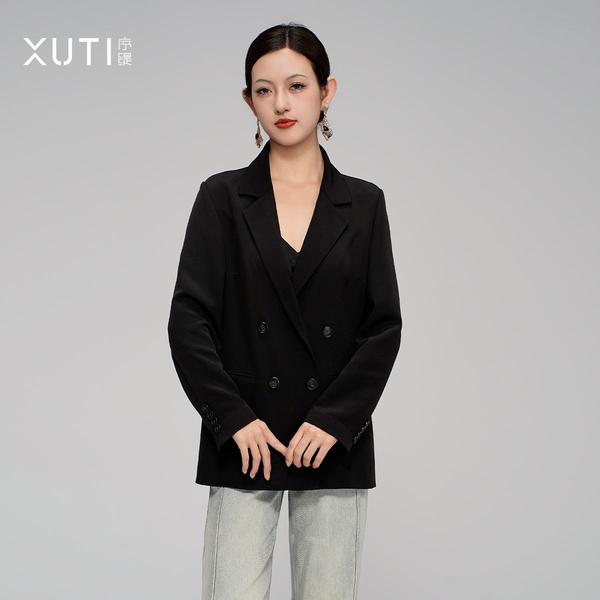 复古国风新中式女装桑蚕丝上衣