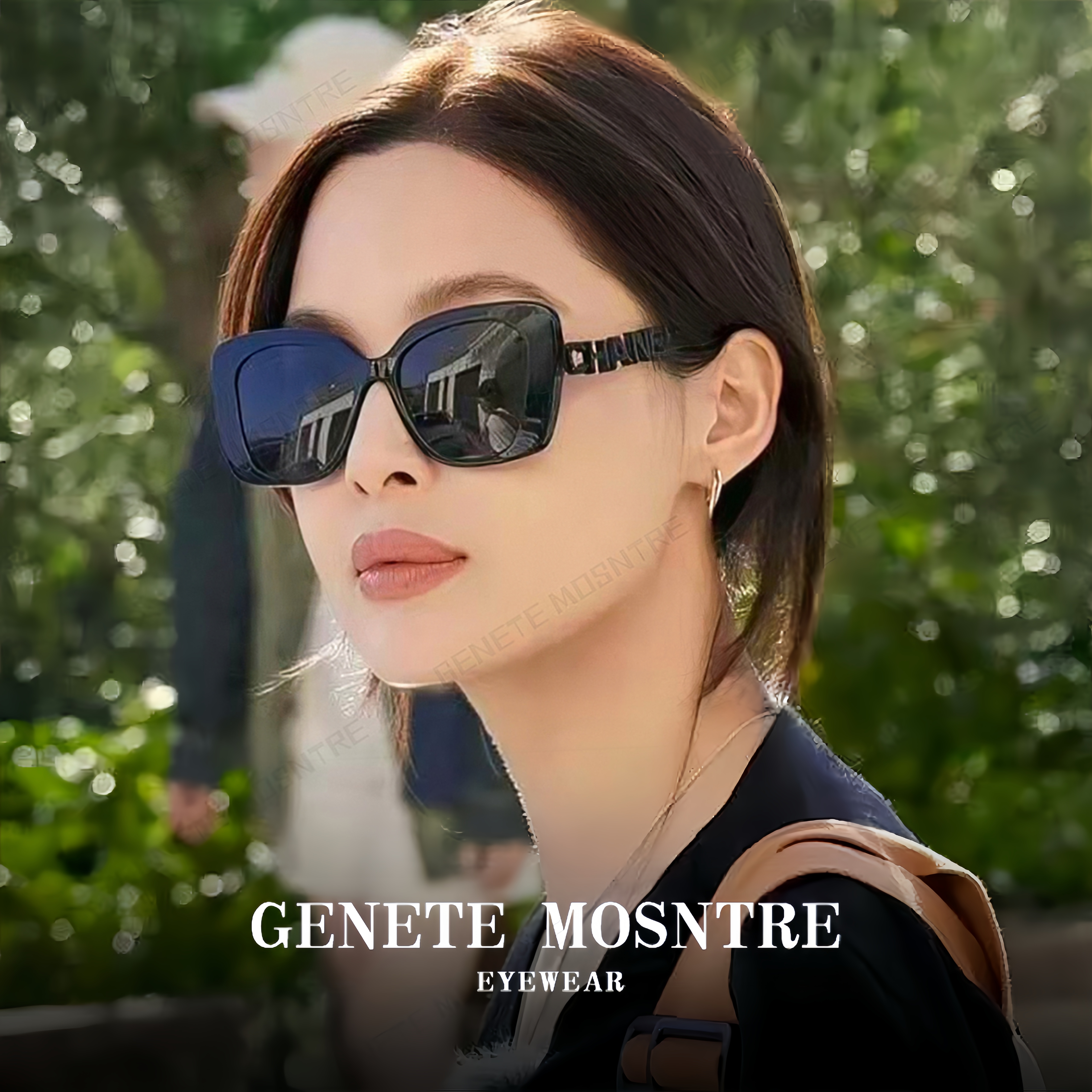 墨镜女防晒大脸显瘦近视可配度数