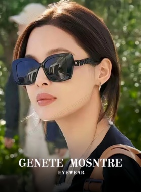 墨镜女防晒大脸显瘦近视可配度数