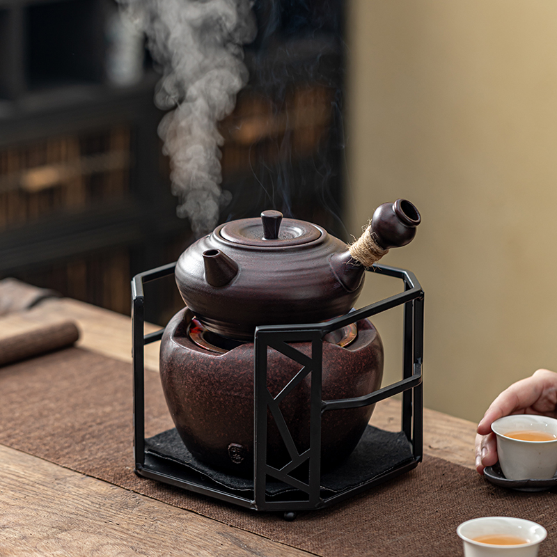 耐高温煮茶壶陶瓷家用碳炉煮茶器户外围炉煮茶炭火炉酒精炉烧水壶