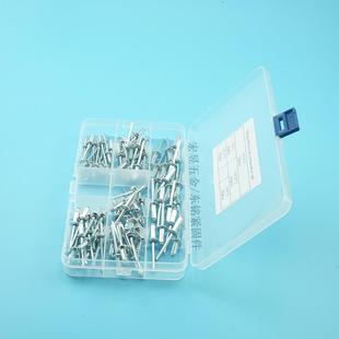 100PCS g铝制铝合金开口型扁圆头抽芯铆钉拉钉M3.2M4M4.8盒装 套装