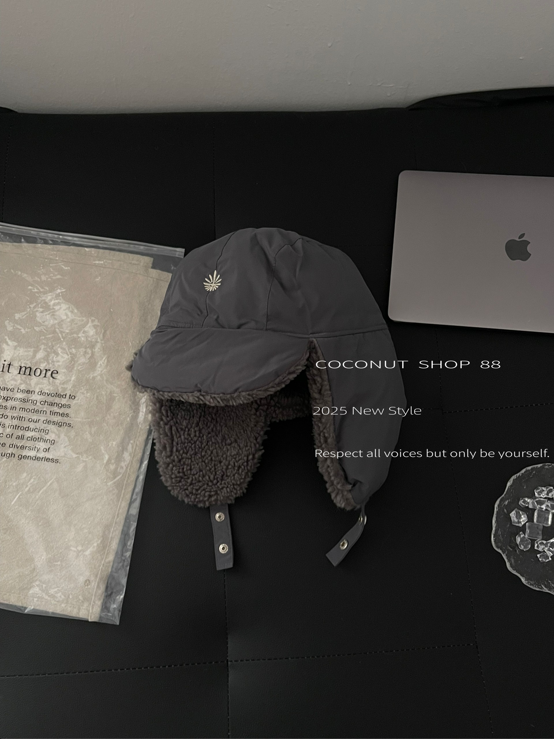 COCONUT 韩国ins氛围感加厚加绒雷锋帽秋冬防寒保暖护耳飞行帽,服饰配件/皮带/帽子/围巾,帽子,淘宝优惠券,粉丝福利购,淘宝优惠卷