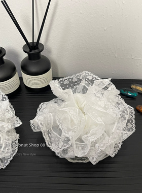 Coconut 一整个爱住韩系小众设计感大肠发圈女高级感头花头绳发饰