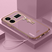 适用realmegt5手机壳Realme真我GT5硅胶保护套5G镜头全包防摔RMX3820轻奢水钻兔子oppogt5保护gt55g外壳240w