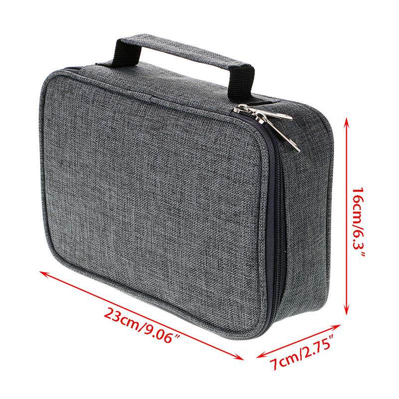 直销大容量多功能72孔彩色铅笔袋男女生素描画笔笔帘文具盒收纳包