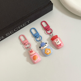 【同品类已售1W+单】可爱头像水瓶少女手机小挂件新款礼物配饰挂饰闺蜜饰品包包钥匙扣垫片挂绳小东西