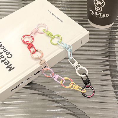 【同品类已售1W+单】糖果彩色钥匙扣少女手机小挂件新款礼物配饰挂饰闺蜜饰品包包钥匙扣垫片挂绳小东西