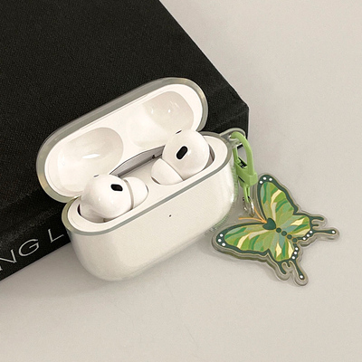 ins风透明耳机套适用苹果AIRPODSPRO2二代蓝牙3代IPHONE无线耳机壳第二第三代保护套三代耳机盒创意软壳