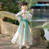 男童汉服国学服儿童古装 武侠帅气中国风日常唐装 女童古风演出服秋