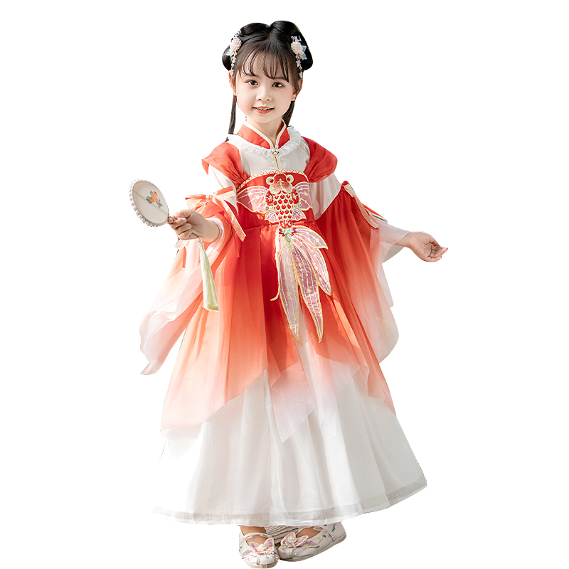 儿童汉服男女童国学服装演出服