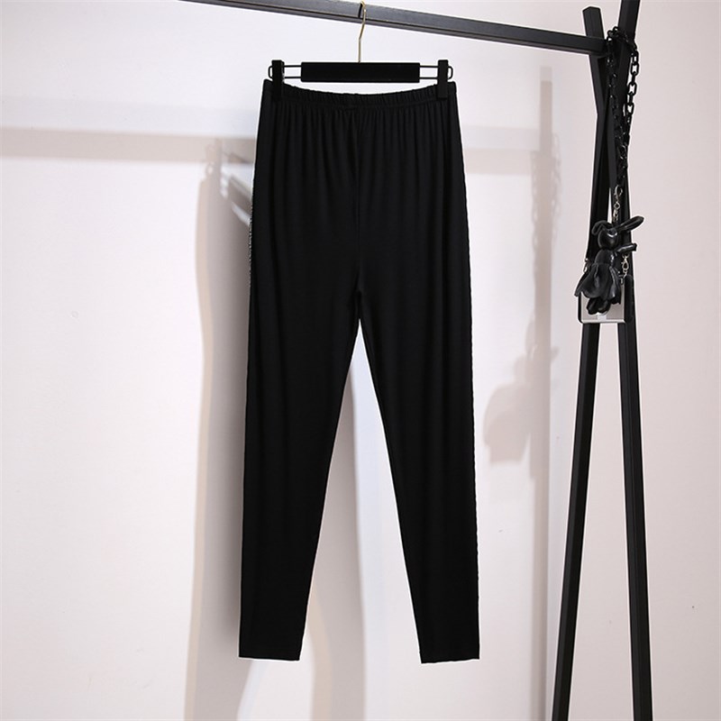 特大码400f斤加肥加大女装300胖mm加绒打底裤秋冬外穿女裤显瘦裤