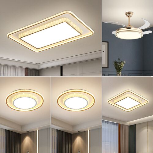 客厅吸顶灯全屋套餐组合家用餐厅led卧室灯现代简约大气中山灯具