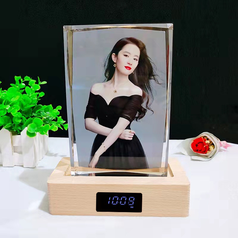人物照片定制水晶小夜灯新婚周年纪念送女生老婆新人结婚生日礼物