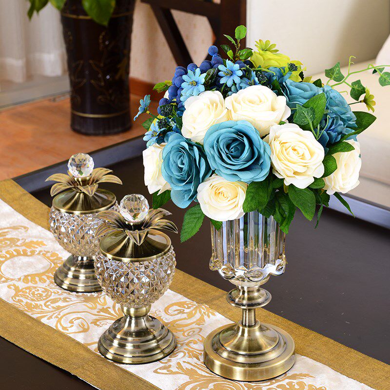 水晶球摆件家居装饰品摆设欧式工艺品创意客厅酒柜书柜乔迁礼品