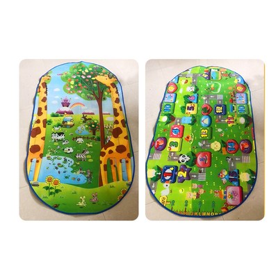 宝宝儿童爬e行垫夏加厚季泡沫榻榻米卧室客厅无毒可折叠大号防潮