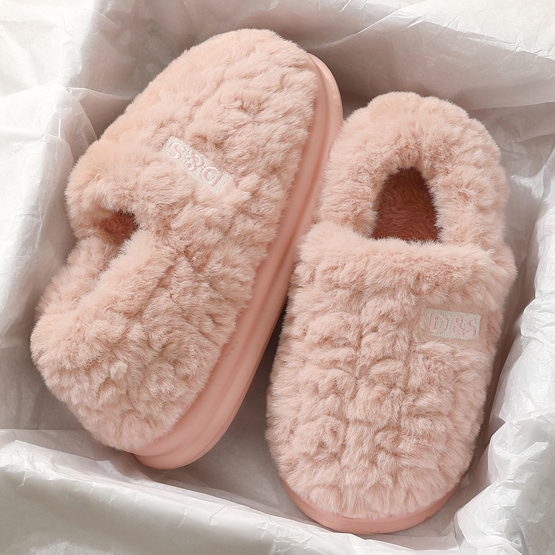 棉拖鞋女士秋冬季20o24新款包跟室内家居防滑软底毛绒保暖月子鞋