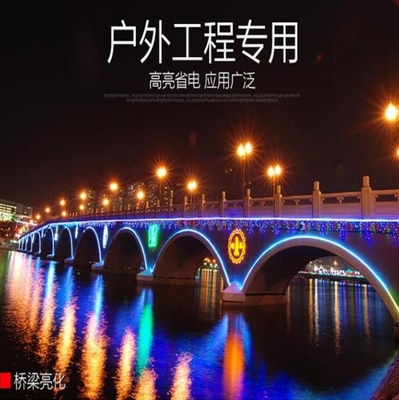 灯条灯光条led带鱼缸灯led灯F防水软管灯带式七彩摆摊箱灯带