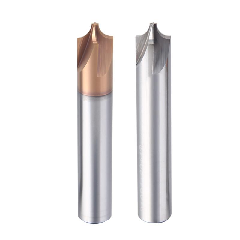 55度内R铣刀钨钢合金涂层立铣刀反R凹圆弧倒角刀R1R2R3R4R5R6R7R8