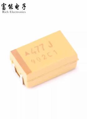散新 贴片钽电容 6.3V470UF 477J 470UF 6V D7343 D型 NEC黑色