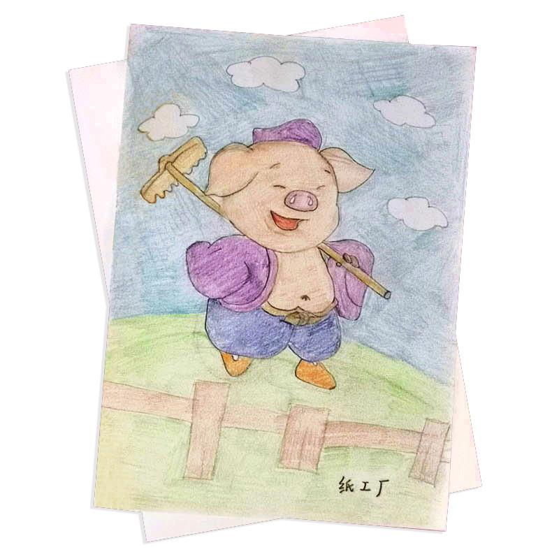 图画纸美术儿童幼儿园8开8k画纸4开4k涂鸦绘画大白纸1k画画纸A4A3