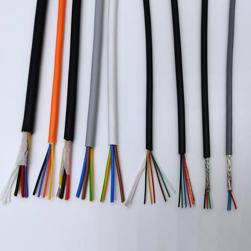 2芯3芯4芯5芯铁氟龙屏蔽高温电缆屏蔽信号线AFPF氟塑料屏蔽线耐油