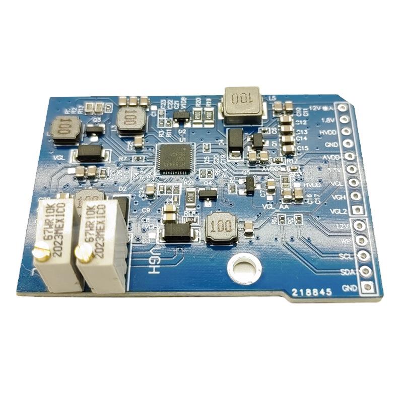 万能液晶断Y技改小板解决网粗发黑偏色橫纹VGH VGL可调16Y华星LG