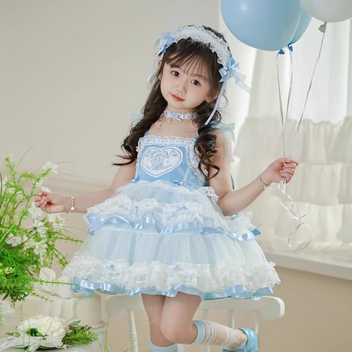 爱莎公主生日裙瑶瑶玉桂狗cos