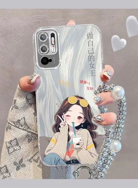 适用红米note10手机壳m2103k19c新款redminote10pro软硅胶M2104K10AC保护套noto全包防摔por潮女105g卡通动漫