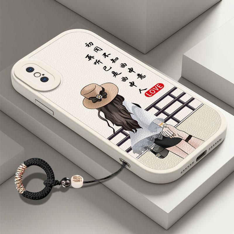 苹果X硅胶全包手机壳可爱卡通