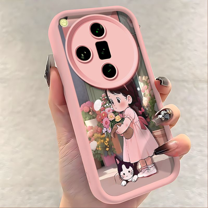 FindX7硅胶全包防摔手机壳卡通