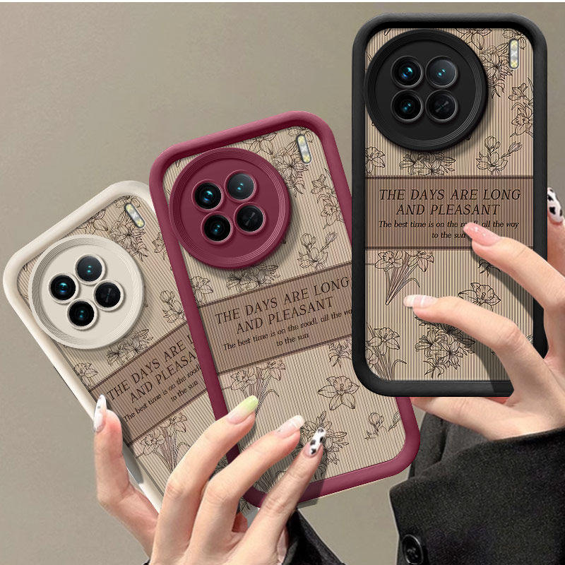 VIVOX90硅胶全包防摔手机壳复古