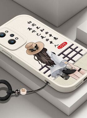 realme真我GT2手机壳RMX3310新款realmeGTNEO2硅胶rmx3370软套realmeq5pro全包RMX3372防摔relamegt2卡通潮女