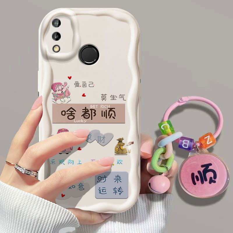 荣耀8x硅胶全包防摔手机壳中国风