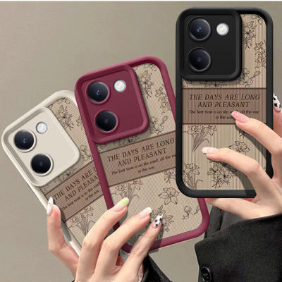 VIVOY100硅胶全包防摔手机壳复古