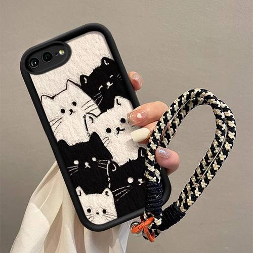 苹果7plus硅胶卡通手机壳全包