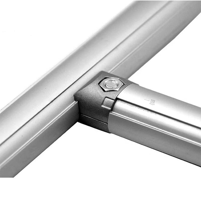 内直接头28mm第三代线棒铝合金精益管铝管型材圆管紧固连接件配件