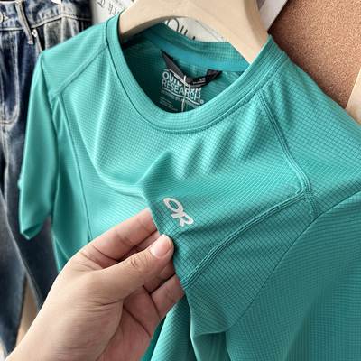 北美小众！速干透气夏季男士户外运动休闲圆领短袖T恤潮S00442