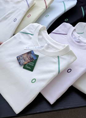 时尚情侣款高克重德绒衫户外保暖长袖宽松打底上衣50342