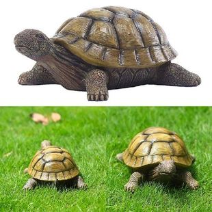 Resin Turtle Statue Fortune Lucky Fengshui Ornament Art