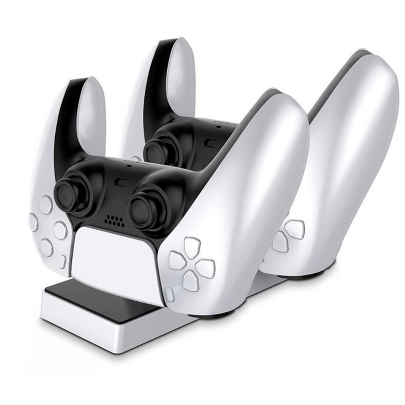 For PS5 Controller Charger Dock Dual Type-C Charging Stand S