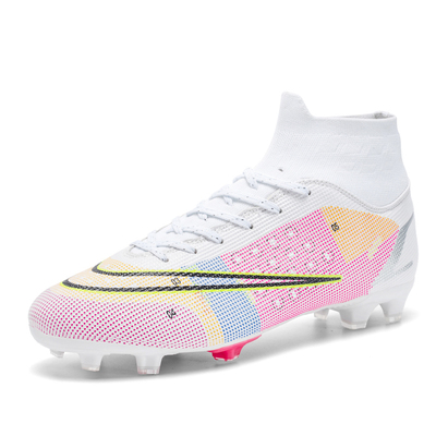 Men‘s High Top Soccer Shoes TF/FG Football Boots C