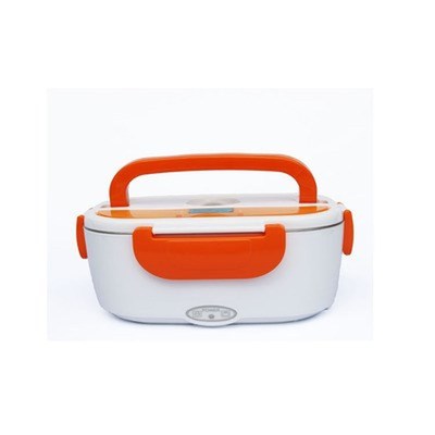 Electric Lunch Box with Spoon Portable Electric Heating Food