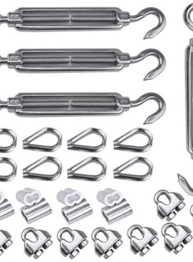 4 Pack 1/8 Inch Cable Railing Kit Included Stainless Steel H