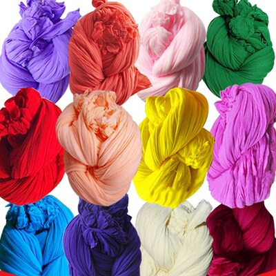 5PCS Multicolor Nylon Stocking Flowers Material Tensile Stoc