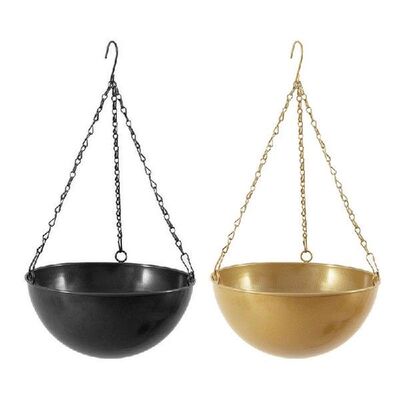 41XB Wrought Iron Hanging Flower Pot Wall Mounted Metal