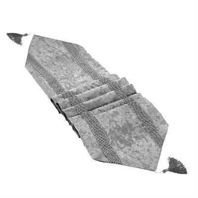 Decorative Diamond Beads Dining Room Velvet Cover Table